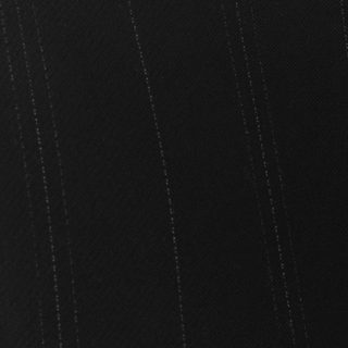 black pinstriped.